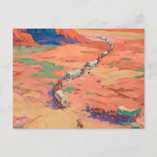 Die Intruder von Maynard Dixon Postkarte (Vorderseite)