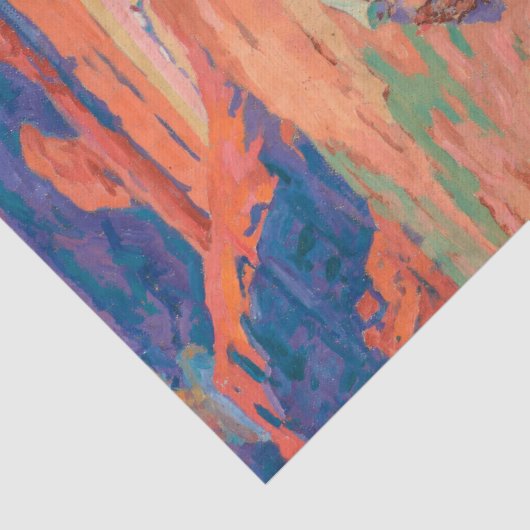 Die Intruder von Maynard Dixon Seidenpapier (Ausschnitt)