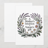 Die Intuition einer Mutter ist das Geschenk der Na (Vorne/Hinten)
