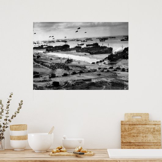 Die Invasion der Normandie Poster (Küche)