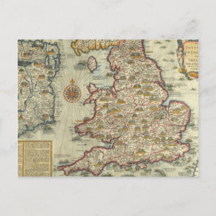 Die Invasionen von England und Irland Postkarte