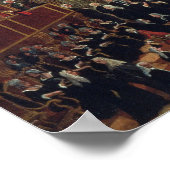 Die Investitur eines Monarchen in San Lorenzo (Öl Poster (Ecke)