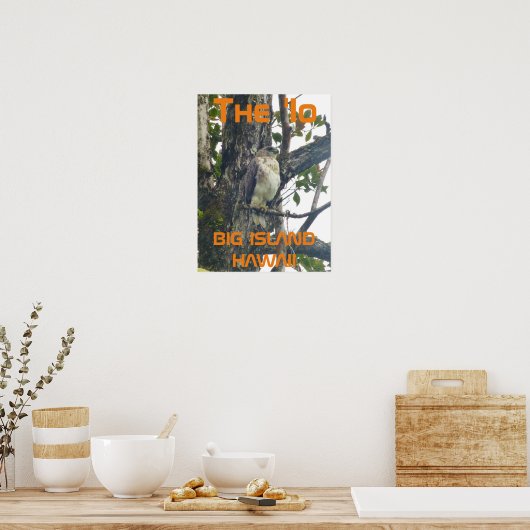 Die "Io BIG ISLAND HAWAII Poster (Küche)