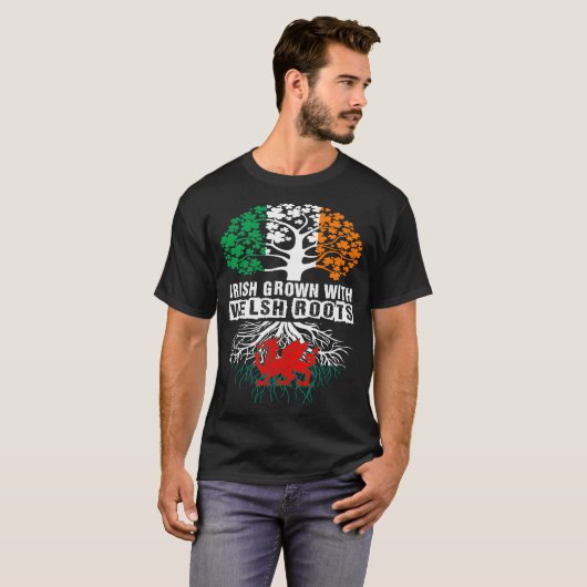 Die Iren, die mit Waliser gewachsen werden, T-Shirt (Vorne ganz)
