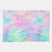 Die Iridescent Leopard Serie Design 10 Geschirrtuch (Horizontal)