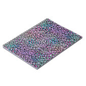 Die Iridescent Leopard Serie Design 12 Notizblock (Linke Seite)