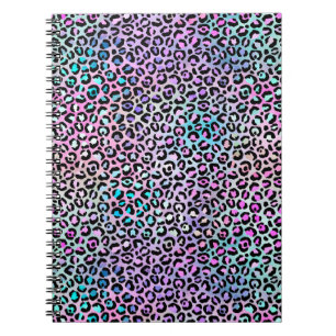 Die Iridescent Leopard Serie Design 12 Notizblock