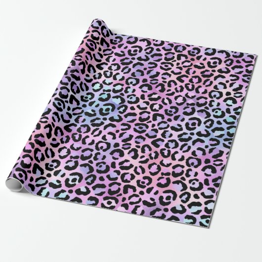 Die Iridescent Leopard Serie Design 4 Geschenkpapier (Ungerollt)