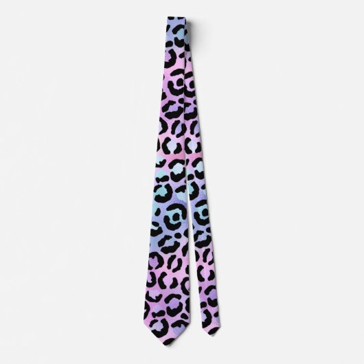 Die Iridescent Leopard Serie Design 4 Krawatte (Vorderseite)