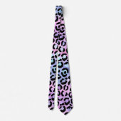 Die Iridescent Leopard Serie Design 4 Krawatte (Rückseite)