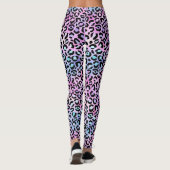 Die Iridescent Leopard Serie Design 4 Leggings (Rückseite)