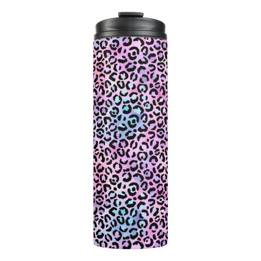 Die Iridescent Leopard Serie Design 4 Thermosbecher (Vorderseite)