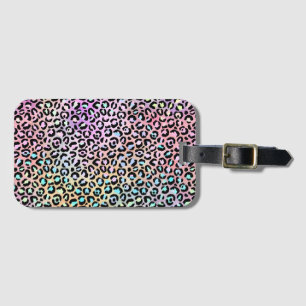Die Iridescent Leopard Serie Design 6 Gepäckanhänger