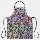 Die Iridescent Leopard Serie Design 6 Schürze (Vorderseite)