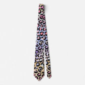 Die Iridescent Leopard Serie Design 7 Krawatte (Vorderseite)