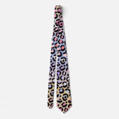Die Iridescent Leopard Serie Design 7 Krawatte (Rückseite)