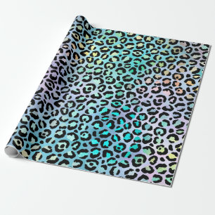 Die Iridescent Leopard Serie Design 8 Geschenkpapier