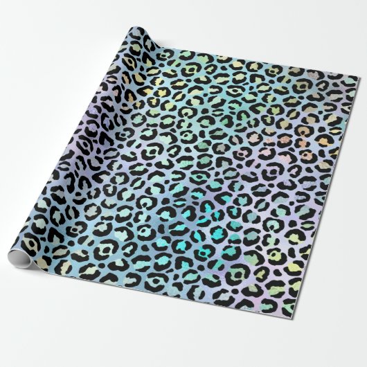 Die Iridescent Leopard Serie Design 8 Geschenkpapier (Ungerollt)