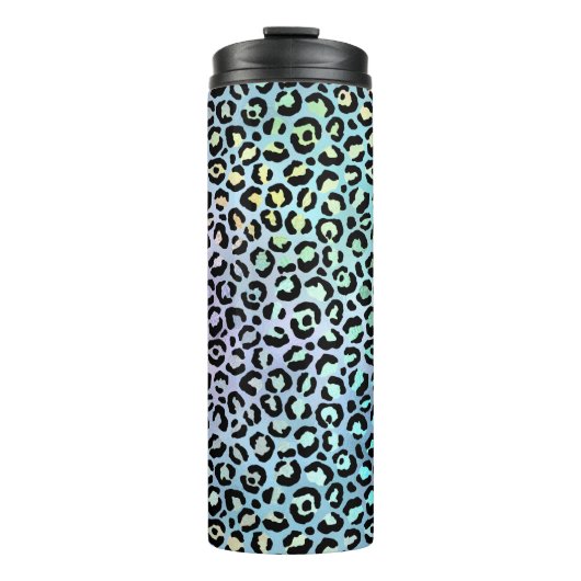 Die Iridescent Leopard Serie Design 8 Thermosbecher (Vorderseite)