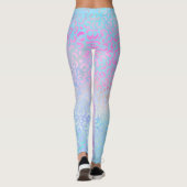 Die Iridescent Leopard Serie Design 9 Leggings (Rückseite)