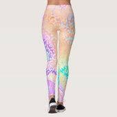 Die iridierende Leopard-Serie Design 3 Leggings (Rückseite)