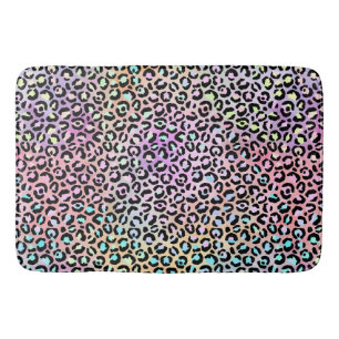 Die iridierende Leopard-Serie Design 6 Badematte