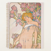 Die Iris (1897) von Alphonse Mucha Planer (Vorderseite)