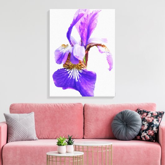DIE IRIS POSTER LEINWANDDRUCK (Insitu (Wohnzimmer))