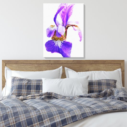 DIE IRIS POSTER LEINWANDDRUCK (Insitu (Schlafzimmer))