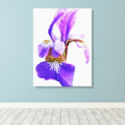 DIE IRIS POSTER LEINWANDDRUCK (Insitu (Holzboden))