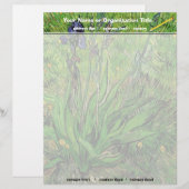Die Iris von Van Gogh Briefbogen (Vorne/Hinten)