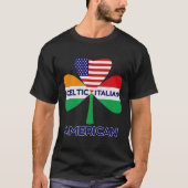 Die irische amerikanische Flagge und das keltische T-Shirt (Vorderseite)