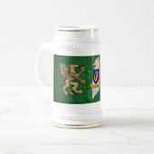 Die irische Bekämpfung Bierglas (Vorderseite Links)