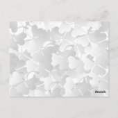 Die irische Fahne am Sankt Patrick's Day schließt  Postkarte (Rückseite)