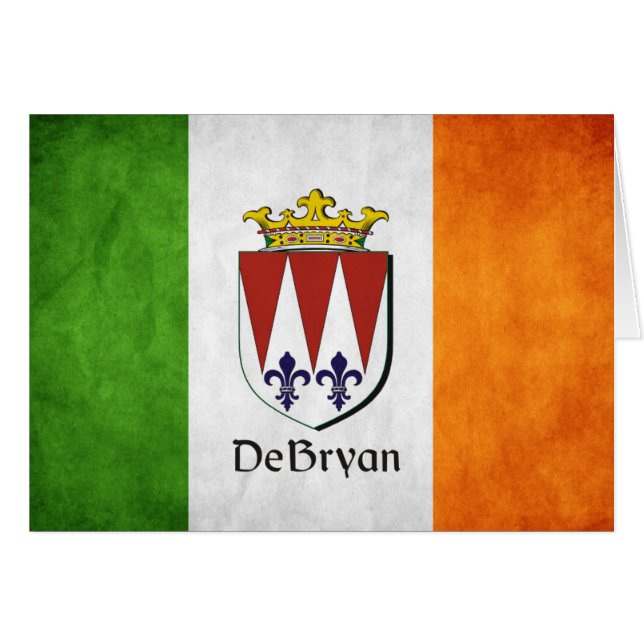 Die irische Flagge DeBryan (Vorderseite (Horizontal))