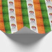 Die irische Flagge DeBryan Geschenkpapier (Ecke)