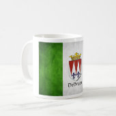 Die irische Flagge DeBryan Kaffeetasse (Vorderseite Links)