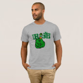 Die irische Flagge Green St Patrick's Day Lucky Gr T-Shirt (Vorne ganz)
