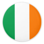 Die irische Flagge von Irland Tür- und Schubknöpfe Keramikknauf (Vorderseite)