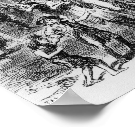 Die irische Hungersnot Poster (Ecke)