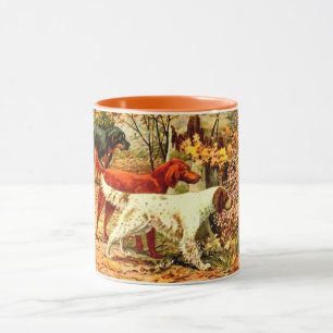 Die irische Jagd auf Hunde im Herbst Tasse