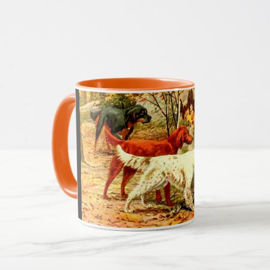 Die irische Jagd auf Hunde im Herbst Tasse (Vorderseite Links)