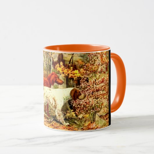 Die irische Jagd auf Hunde im Herbst Tasse (VorderseiteRechts)