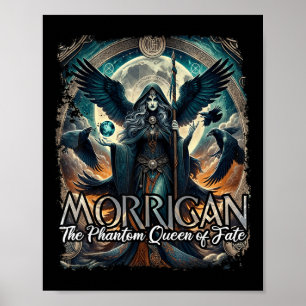 Die irische keltische Mythologie der Morrigisten r Poster