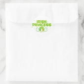 Die irische Prinzessin Runder Aufkleber (Tasche)
