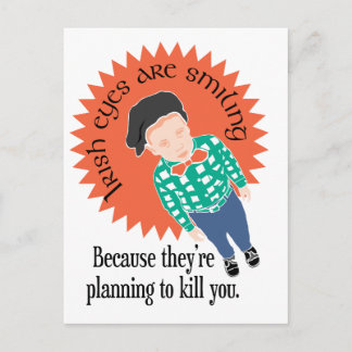 Die irischen Augen lächeln... Postkarte