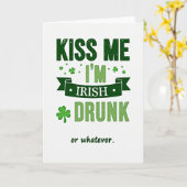 Die Irish-Oder-Was-Auch-Immer-Karte Karte (Gelbe Blume)