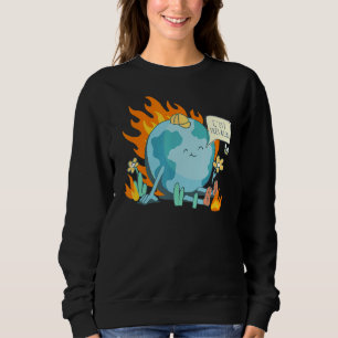 Die ironische französische Erklärung zum Klimawand Sweatshirt