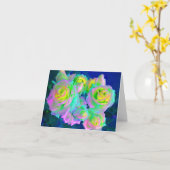 Die irrisierenden Rose der Pessimisten Karte (Gelbe Blume)