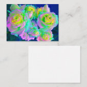 Die irrisierenden Rose der Pessimisten Mitteilungskarte (Vorne/Hinten)